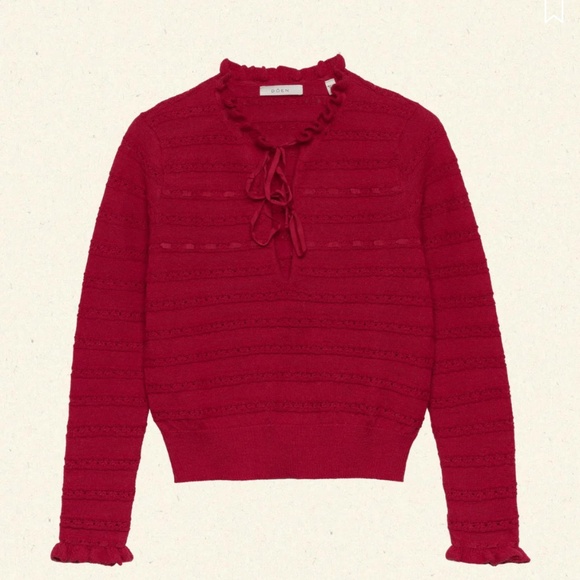 Doen - Cordelie Top - Wild Cherry - Medium - NWT - Picture 4 of 11